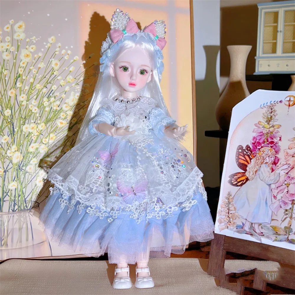 Rabbit Girl 30cm BJD Doll Toy Long Hair Movable Girl's DIY Dress Up Toy Starry Blue Eyes Attractive Eyes
Rabbit Girl 30cm BJD Doll Toy Long Hair Movable Girl's DIY Dress Up Toy Starry Blue Eyes Attractive Eyes
