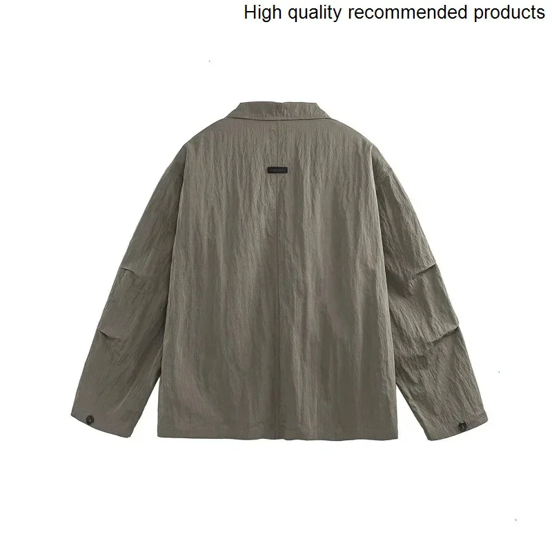 Outdoor Functional Tack Waterproof Loose Casual Lightweight Blazer Jacket Men Streetwear Cargo Suit Jacket Techwear Blazers Coat
Outdoor Functional Tack Waterproof Loose Casual Lightweight Blazer Jacket Men Streetwear Cargo Suit Jacket Techwear Blazers Coat