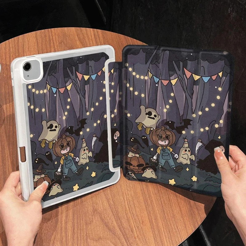 Smart PU Case for Pro 11 2nd 3rd 4th IPad 10.2 8th 9th Gen IPad Air 5 Air 4 10.9 Ipad Air3 10.5 Pumpkin Ghost Print Halloween
Smart PU Case for Pro 11 2nd 3rd 4th IPad 10.2 8th 9th Gen IPad Air 5 Air 4 10.9 Ipad Air3 10.5 Pumpkin Ghost Print Halloween