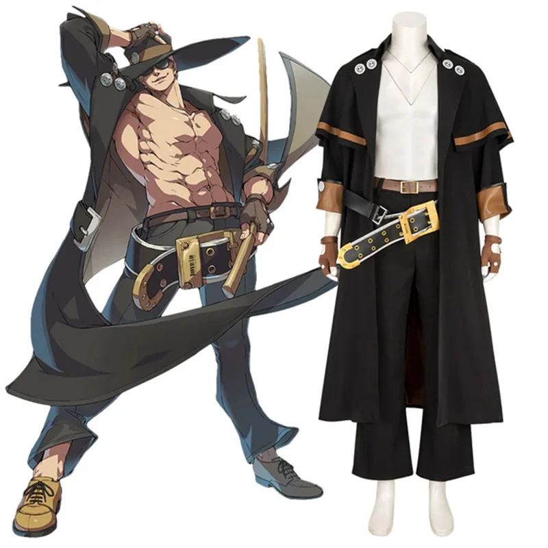 Game Strive Johnny Cosplay Costume Men Black Battle Suits Halloween Carnival Party Outfits
Game Strive Johnny Cosplay Costume Men Black Battle Suits Halloween Carnival Party Outfits