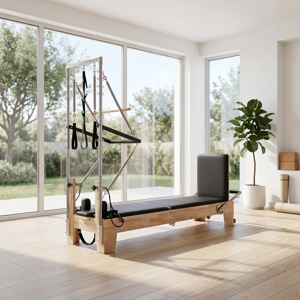 Two in One Oak Core Reformer Bed Friendly Durable for Fitness Health Body Shaping
Two in One Oak Core Reformer Bed Friendly Durable for Fitness Health Body Shaping