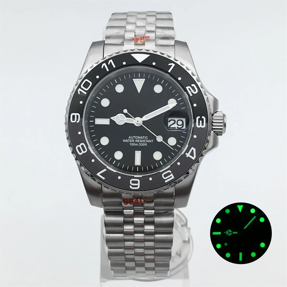 BLIGER 40mm Men Diving Watch NH35A Automatic Movement Black-gray ceramic bezel Sapphire glass black luminous dial 120 click case
BLIGER 40mm Men Diving Watch NH35A Automatic Movement Black-gray ceramic bezel Sapphire glass black luminous dial 120 click case