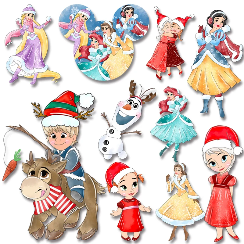 Princess Christmas Frozen Iron on Transfers Patches on Clothes Garment Accessories DIY Stickers for Hoodies T-shirt 
Princess Christmas Frozen Iron on Transfers Patches on Clothes Garment Accessories DIY Stickers for Hoodies T-shirt