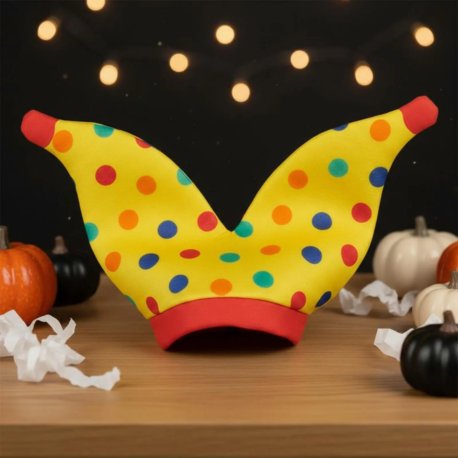 Spotted Clown Hat Stage Performance Colorful Jester Cap Spotted Top Hat Funny Costume Accessory Multicolor
Spotted Clown Hat Stage Performance Colorful Jester Cap Spotted Top Hat Funny Costume Accessory Multicolor
