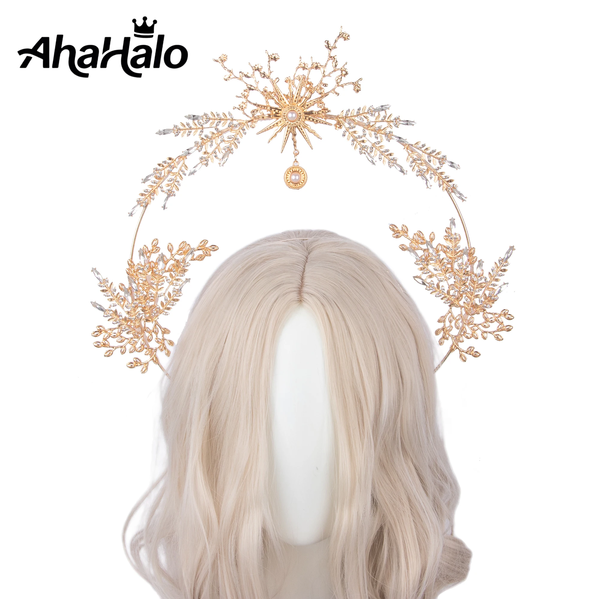 Mary Apollo Sun Goddess Halo Headwear Lolita Golden Exaggerated Headpiece Women Party Photography Headband Finished Product
Mary Apollo Sun Goddess Halo Headwear Lolita Golden Exaggerated Headpiece Women Party Photography Headband Finished Product
