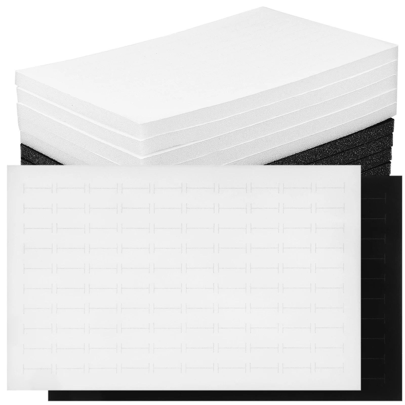 10Pcs Jewelry Display Pads Ring Insert Mats Soft Sponge Multiple Slots for Rings Earrings Ring Display Jewelry Box Insert Pad
10Pcs Jewelry Display Pads Ring Insert Mats Soft Sponge Multiple Slots for Rings Earrings Ring Display Jewelry Box Insert Pad