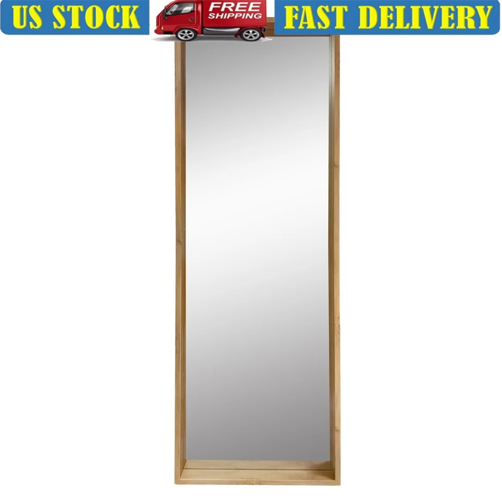 22x65 Light Honey Leaner Mirror Free-Standing Floor Mirror Non-Slip Kit Illusion Space Perfect Bathroom Entryway
22x65 Light Honey Leaner Mirror Free-Standing Floor Mirror Non-Slip Kit Illusion Space Perfect Bathroom Entryway