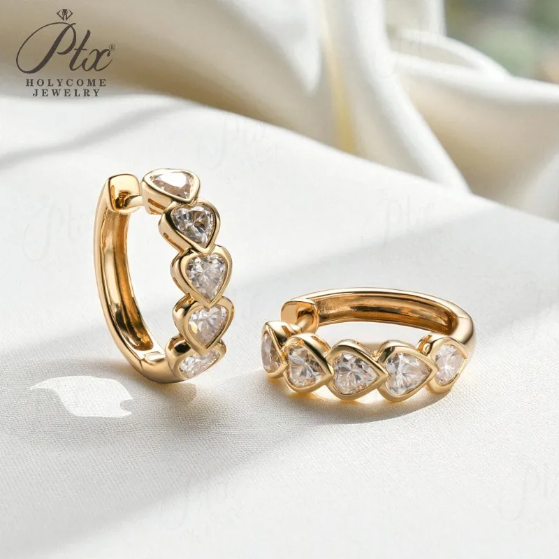Pave Hoop Earrings Lab Grown Diamond Five Heart 10K 14K 18k Gold 925 Silver Anniversary Gift Hypoallergenic Daily Commuting
Pave Hoop Earrings Lab Grown Diamond Five Heart 10K 14K 18k Gold 925 Silver Anniversary Gift Hypoallergenic Daily Commuting