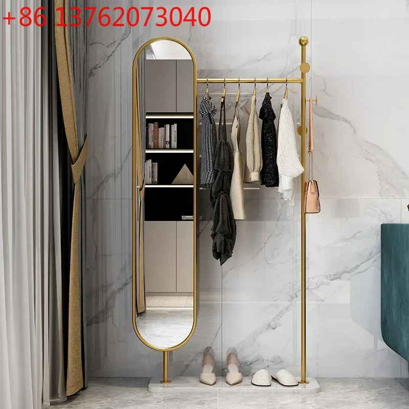 Floor-to-ceiling full-body mirror hotel home bedroom rotating full-length mirror light luxury simple coat rack integrated
Floor-to-ceiling full-body mirror hotel home bedroom rotating full-length mirror light luxury simple coat rack integrated