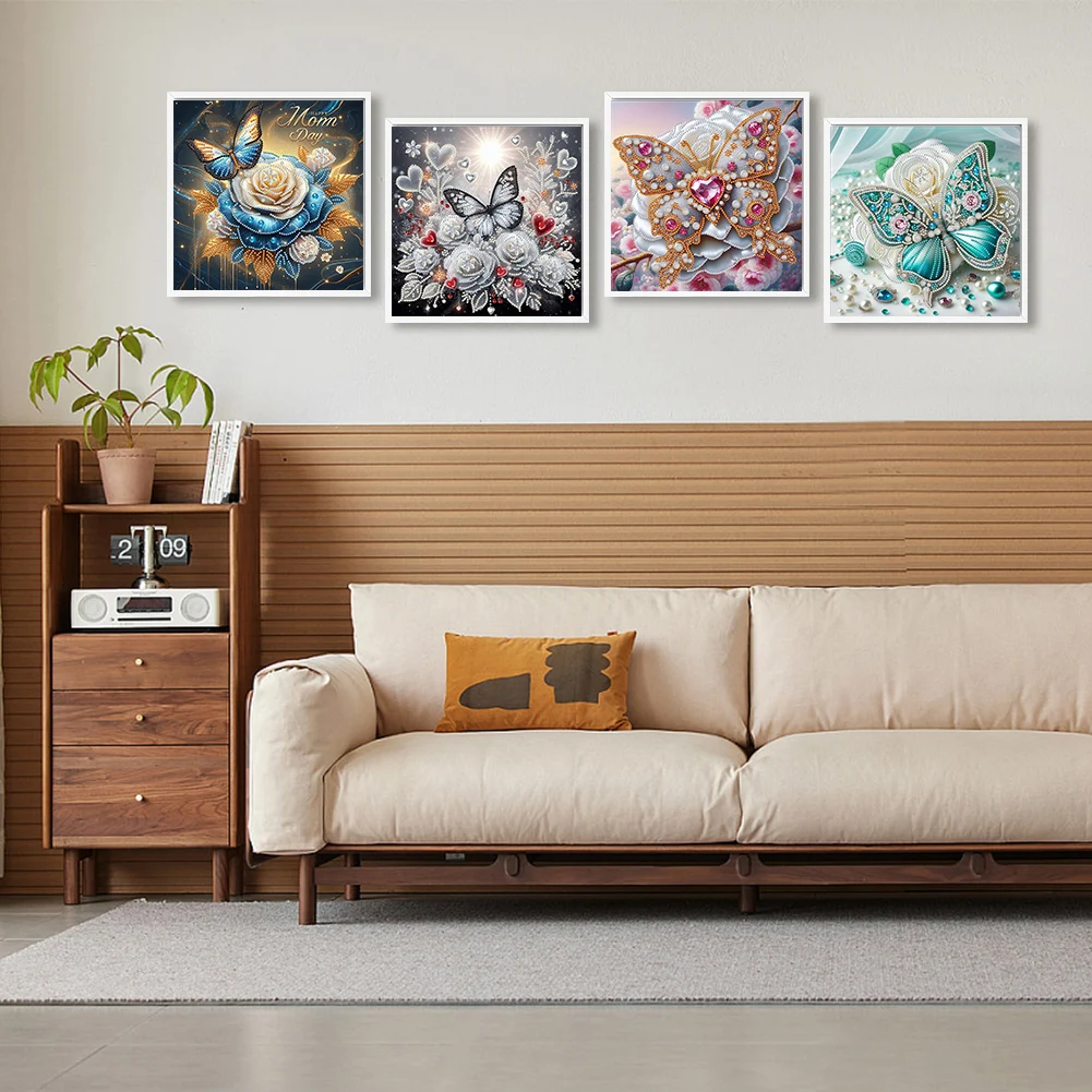 4pcs 5D DIY Partial Special Shaped Drill Diamond Painting Flower Decor 30x30cm
4pcs 5D DIY Partial Special Shaped Drill Diamond Painting Flower Decor 30x30cm