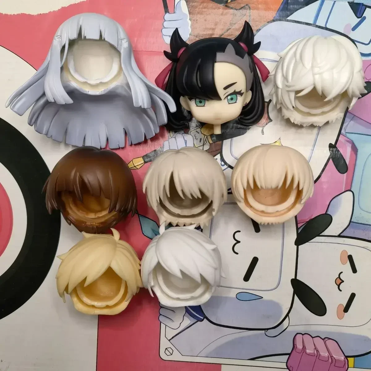 GSC clay man black long straight hair OB11 white model day version bulk demon long hair
GSC clay man black long straight hair OB11 white model day version bulk demon long hair