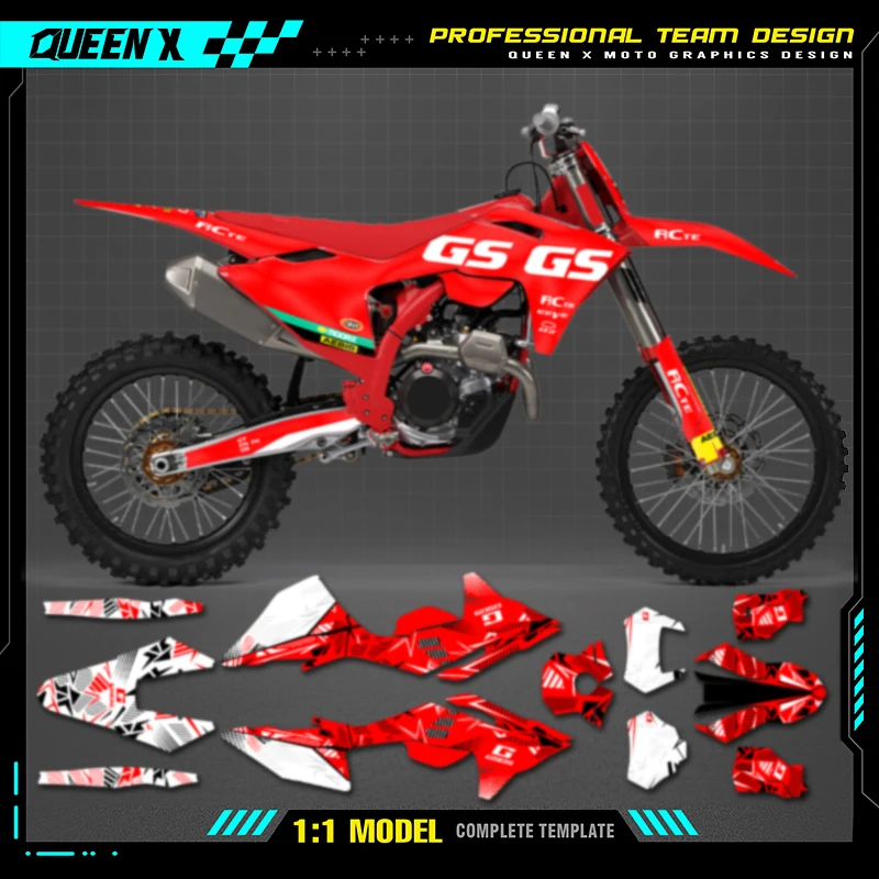 Queen X MOTOR Custom Team Graphics Backgrounds Adhesive Decals Stickers Kit For GASGAS GAS GAS 2024 2025 2026 EC MC
Queen X MOTOR Custom Team Graphics Backgrounds Adhesive Decals Stickers Kit For GASGAS GAS GAS 2024 2025 2026 EC MC