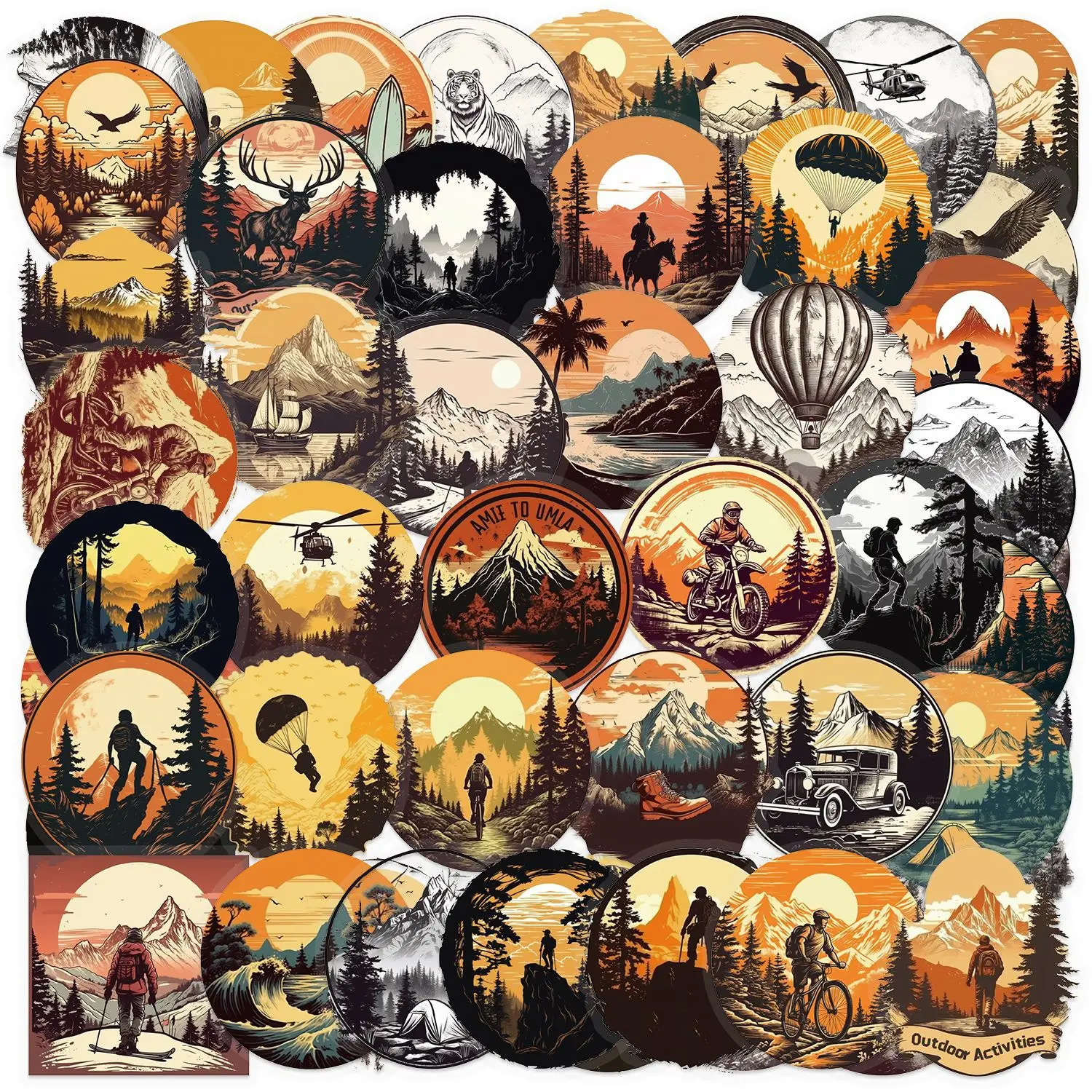 50Pcs Vintage Outdoor Scenery Series Stickers Suitcase Phone Case Water Bottle Waterproof Decoration Diy Sticker Packs
50Pcs Vintage Outdoor Scenery Series Stickers Suitcase Phone Case Water Bottle Waterproof Decoration Diy Sticker Packs