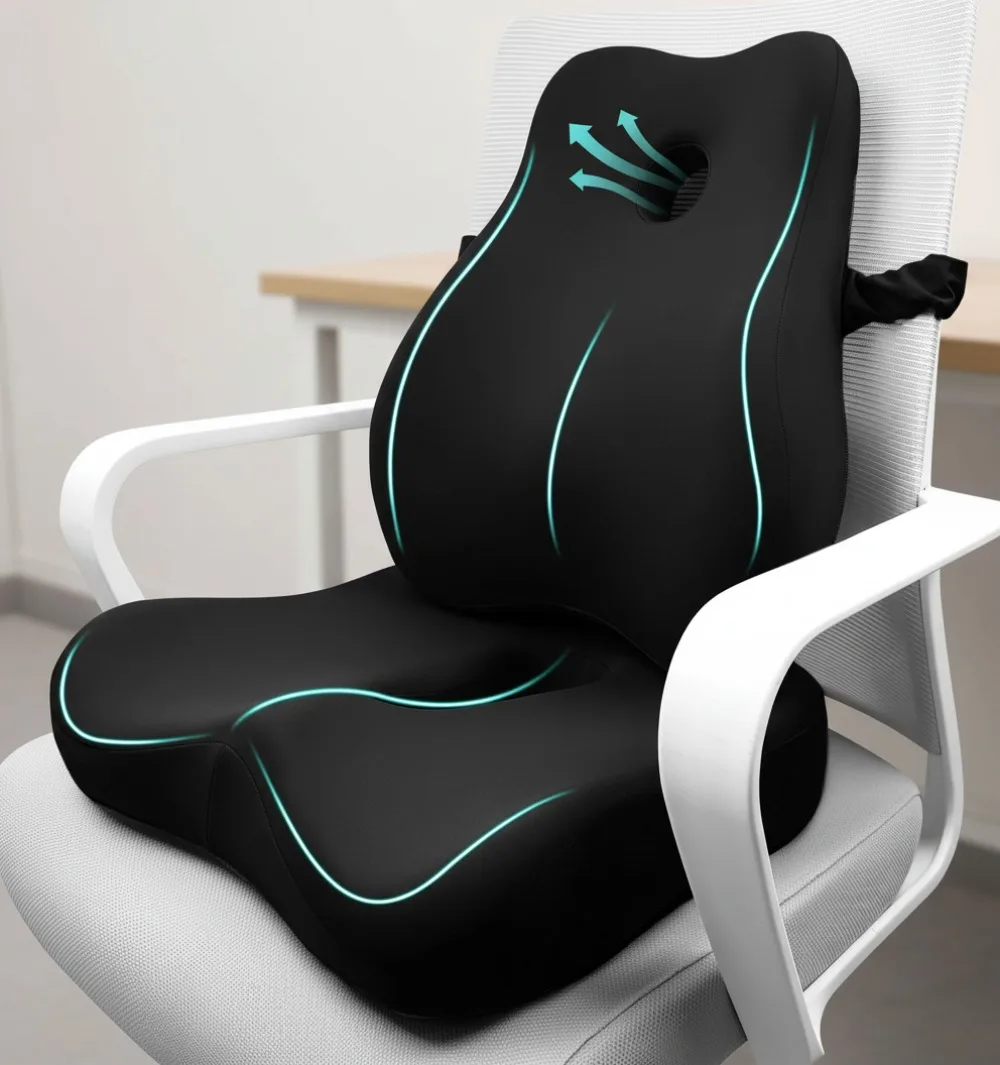 Эргономичная подушка для сиденья из пены с эффектом памяти и набор подушек для поясничной поддержки для офисного кресла и снятия автомобильного сиденья
Эргономичная подушка для сиденья из пены с эффектом памяти и набор подушек для поясничной поддержки для офисного кресла и снятия автомобильного сиденья