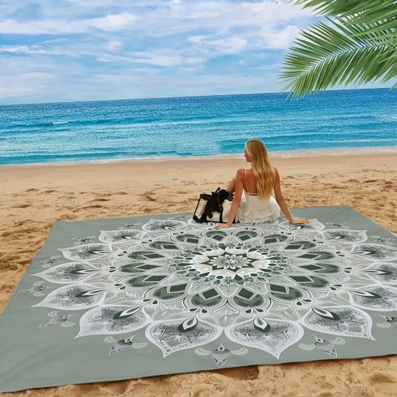 Пляжный коврик VIKAMA Bohemian Mandala, пыле- и водонепроницаемый, портативный, для пикника, путешествий и отдыха на природе
Пляжный коврик VIKAMA Bohemian Mandala, пыле- и водонепроницаемый, портативный, для пикника, путешествий и отдыха на природе