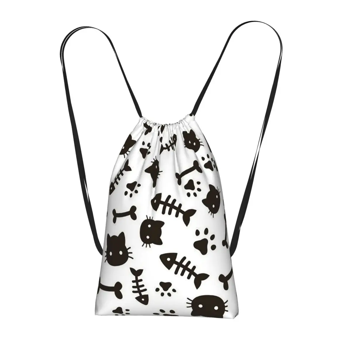 Cartoon Cat Face And Paw Pattern Backpacks Multi-function Drawstring Bundle Pocket Sundries Bag Book Bags for Travel School
Cartoon Cat Face And Paw Pattern Backpacks Multi-function Drawstring Bundle Pocket Sundries Bag Book Bags for Travel School
