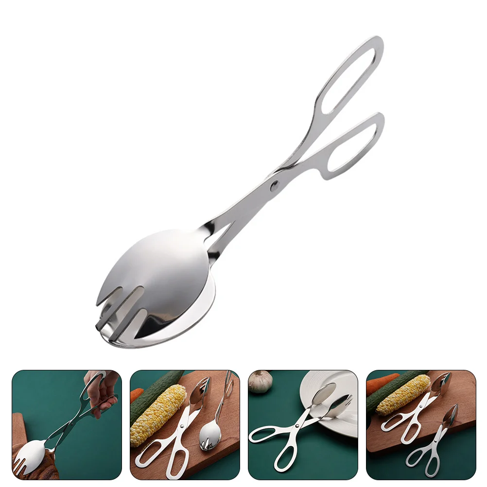 Salad Holder Steak Clamp Bakery Clip Dinnerware Pasta Tong Stainless Steel Buffet Food
Salad Holder Steak Clamp Bakery Clip Dinnerware Pasta Tong Stainless Steel Buffet Food