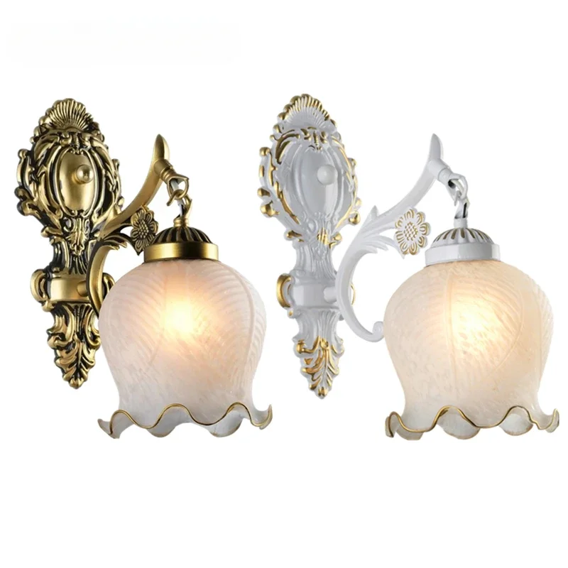 European LED Retro Wall Lamp Vintage Glass E27 Lampada Bedroom Bedside Sconces Living Room Stair Home Decor Lights Fixtures
European LED Retro Wall Lamp Vintage Glass E27 Lampada Bedroom Bedside Sconces Living Room Stair Home Decor Lights Fixtures