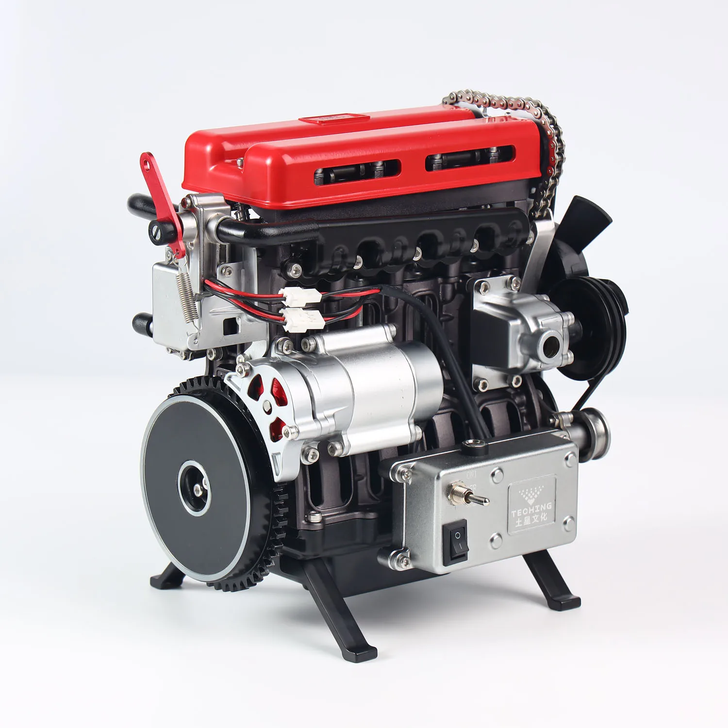 Toy 300+ PCS TECHING DIY Scale Metal 4Cylinder Turbocharged Engine Model DM111 Mechanical Assembly Decoration Building Kit Hobby
Toy 300+ PCS TECHING DIY Scale Metal 4Cylinder Turbocharged Engine Model DM111 Mechanical Assembly Decoration Building Kit Hobby