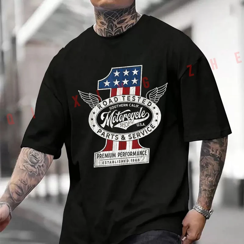 Motorcycle Shop Shirt No. 1 Vintage Biker USA T-shirt Moto Summer Cotton Short Sleeved Tee Casual Breathable Unisex Tops
Motorcycle Shop Shirt No. 1 Vintage Biker USA T-shirt Moto Summer Cotton Short Sleeved Tee Casual Breathable Unisex Tops