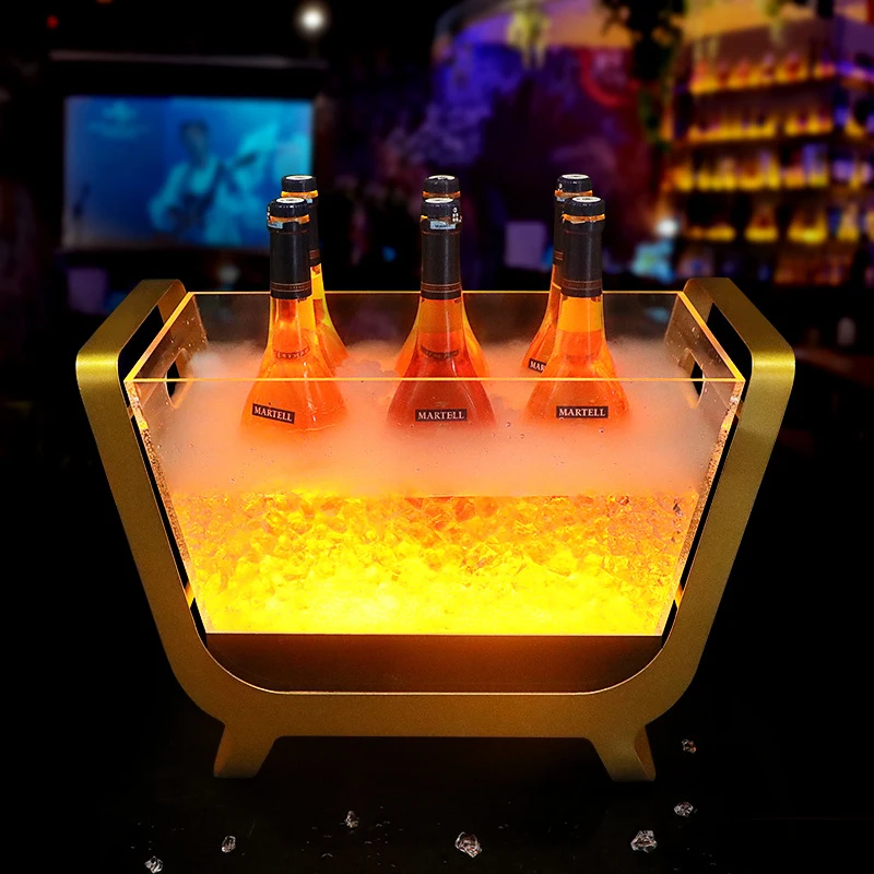 Iced Champagne Bucket with 12/24 LED Lights for Bars, KTV, Corona Spirits, Champagne, and Beer
Iced Champagne Bucket with 12/24 LED Lights for Bars, KTV, Corona Spirits, Champagne, and Beer