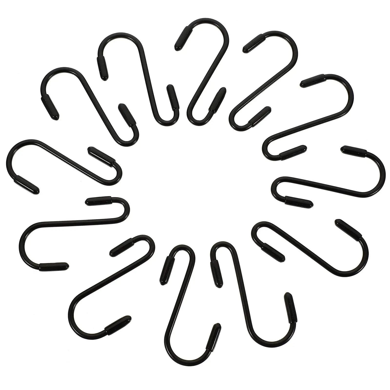 12Pcs Hooks Heavy Duty PVC White Small for Hanging Kitchen Utensils Baskets Clothes Towels Metal Multifunction Storage
12Pcs Hooks Heavy Duty PVC White Small for Hanging Kitchen Utensils Baskets Clothes Towels Metal Multifunction Storage