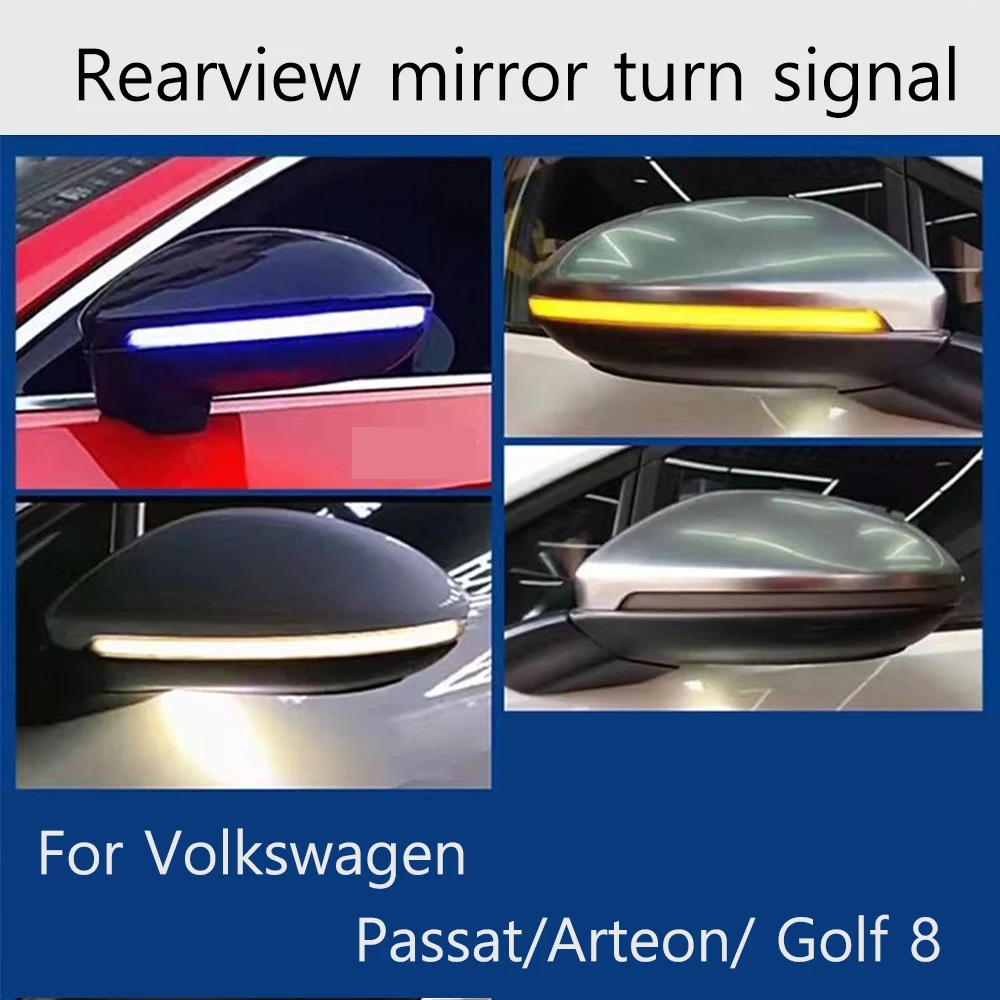 For Volkswagen New Passat Arteon Golf 8 Rearview mirror turn signal a pair Car turn signal replacement parts
For Volkswagen New Passat Arteon Golf 8 Rearview mirror turn signal a pair Car turn signal replacement parts