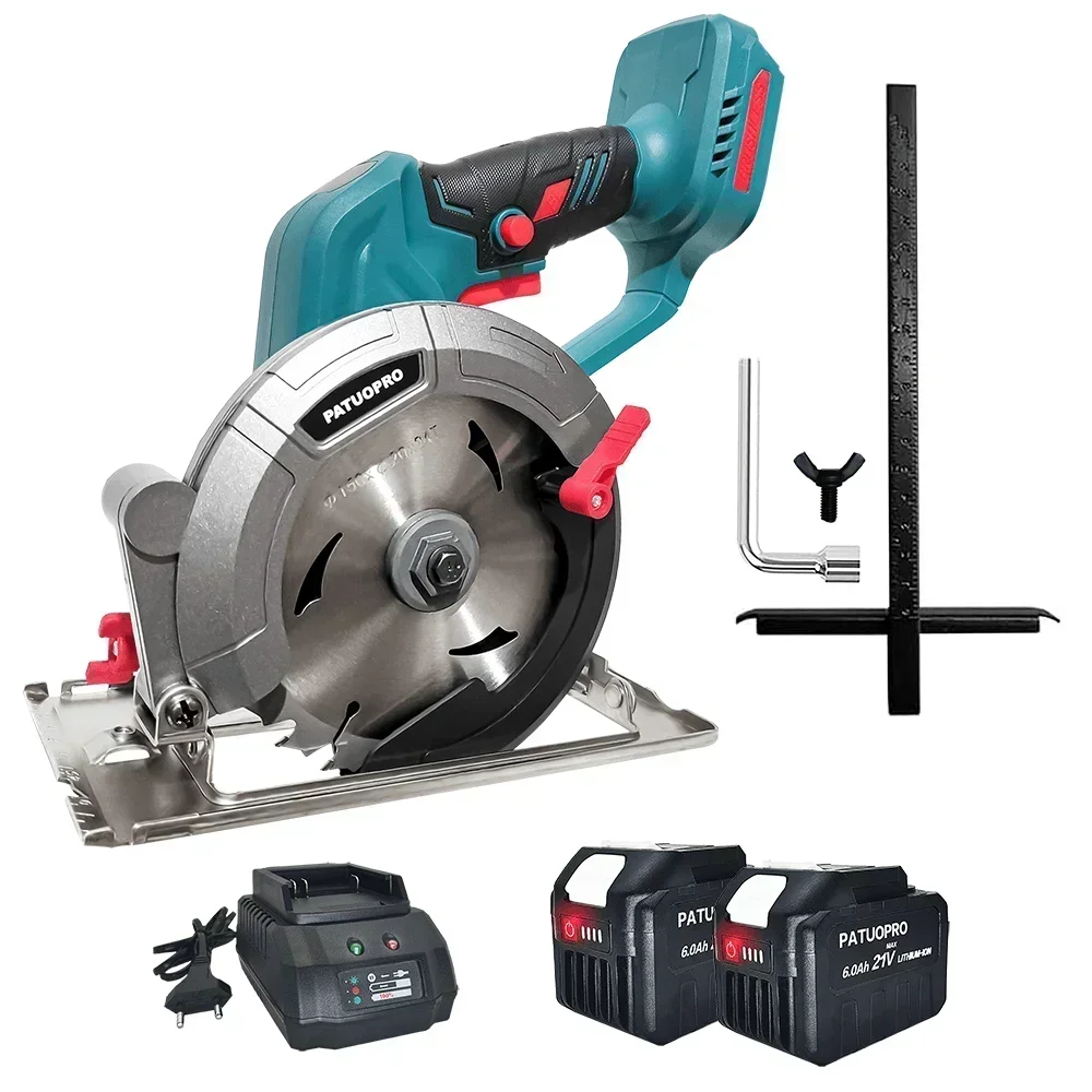 6 Inch Brushless Circular Saw Cordless Electric Saw Wood Metal Ceramic Tiles Cutting Machine Power Tool For Makita 18V Battery
6 Inch Brushless Circular Saw Cordless Electric Saw Wood Metal Ceramic Tiles Cutting Machine Power Tool For Makita 18V Battery