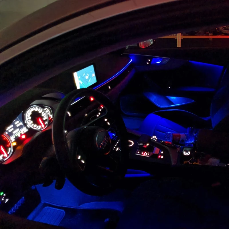 Оптовая продажа, многоцветный автомобильный интерьер, окружающее освещение, универсальное окружающее освещение, RGB автомобильный окружающий свет для Audi A6 C7 bmw F10
Оптовая продажа, многоцветный автомобильный интерьер, окружающее освещение, универсальное окружающее освещение, RGB автомобильный окружающий свет для Audi A6 C7 bmw F10