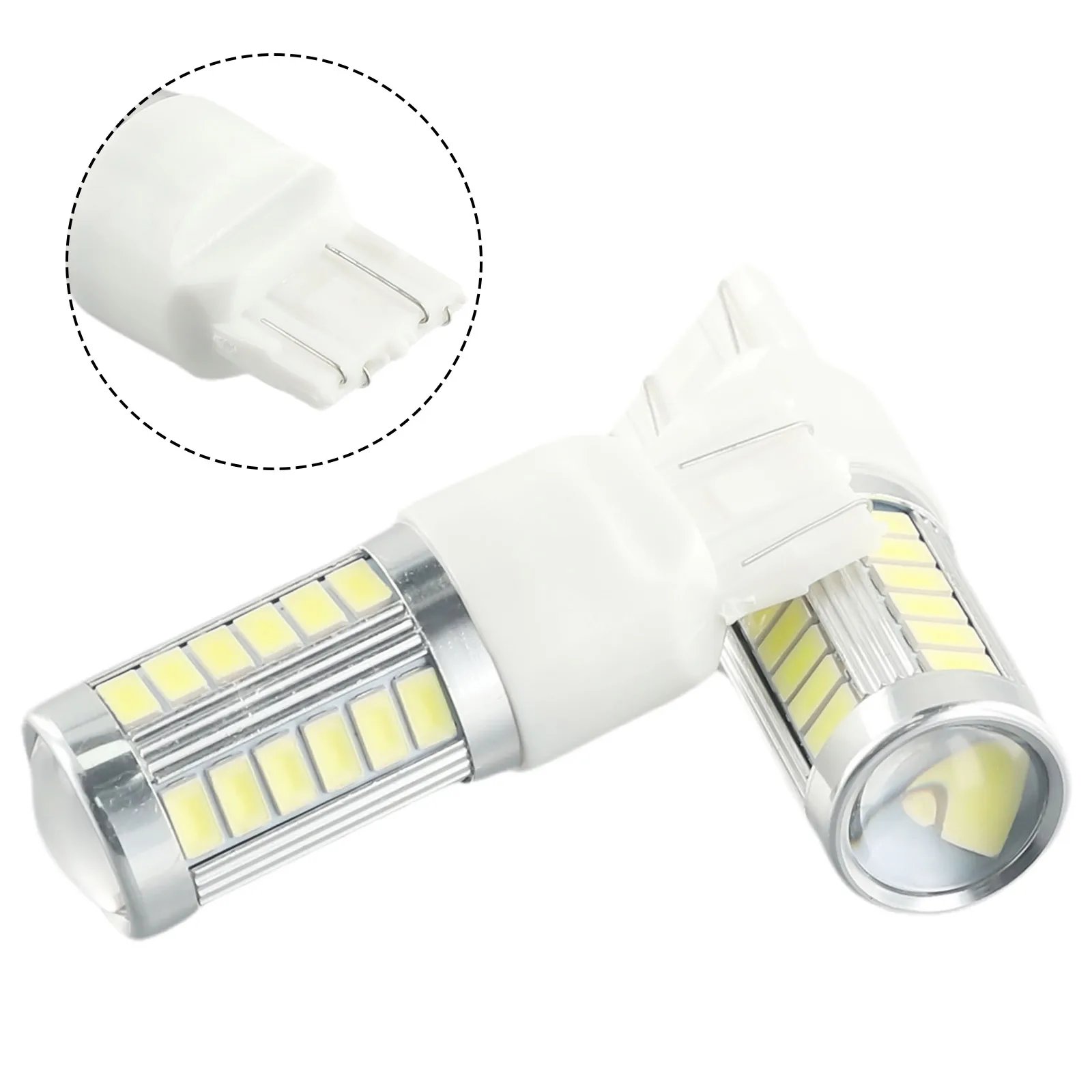 2pcs/Set T20 33 SMD W21/5W 580 7443 Dual Filament LED DRL Sidelight Super White Bulbs Car Turn Signal Reversing Light Motorcycle
2pcs/Set T20 33 SMD W21/5W 580 7443 Dual Filament LED DRL Sidelight Super White Bulbs Car Turn Signal Reversing Light Motorcycle