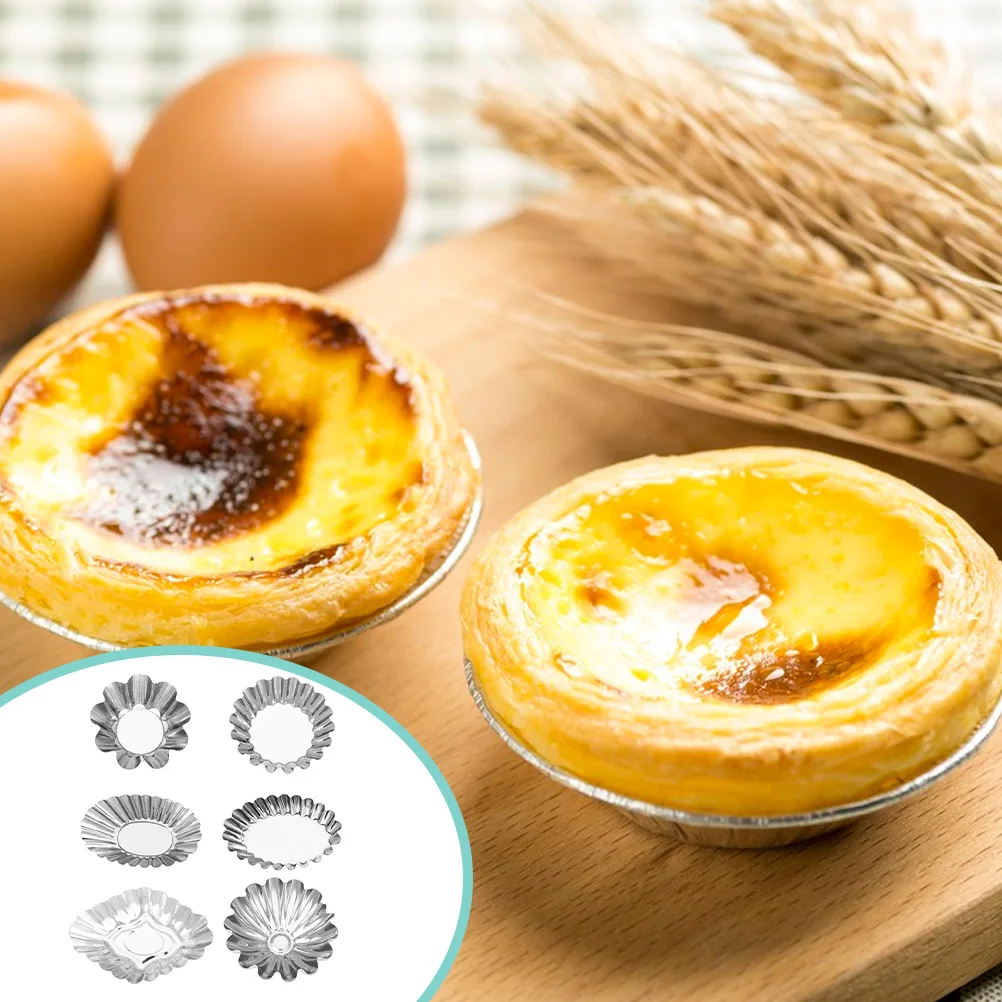 6Pcs Stainless Steel Egg Tart Baking Molds Smooth Easy Clean Multi-Function Mold for Cupcake Pudding Jelly Dessert Making
6Pcs Stainless Steel Egg Tart Baking Molds Smooth Easy Clean Multi-Function Mold for Cupcake Pudding Jelly Dessert Making