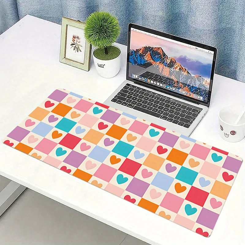 Cute Love Heart Gaming Mouse Pad Large Desk Mat Non-Slip Natural Rubber Computer Laptop Home Office Gamer Desktop Accessories
Cute Love Heart Gaming Mouse Pad Large Desk Mat Non-Slip Natural Rubber Computer Laptop Home Office Gamer Desktop Accessories