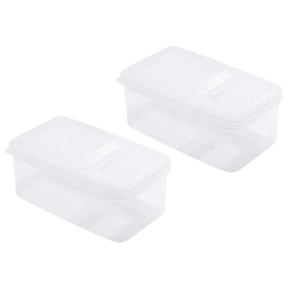2 pcs Transparent PP Storage Boxes for Kitchen Seasoning Spice Jars Safe Food Preservation Containers
2 pcs Transparent PP Storage Boxes for Kitchen Seasoning Spice Jars Safe Food Preservation Containers