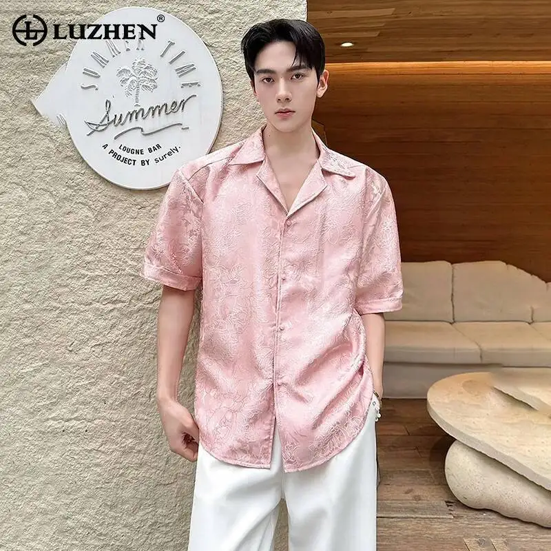 LUZHEN 2026 Summer Original Embroidery Jacquard Design Short Sleeve Shirts Men's Fashion Elegant Temperament Male Clothes JY6600
LUZHEN 2026 Summer Original Embroidery Jacquard Design Short Sleeve Shirts Men's Fashion Elegant Temperament Male Clothes JY6600