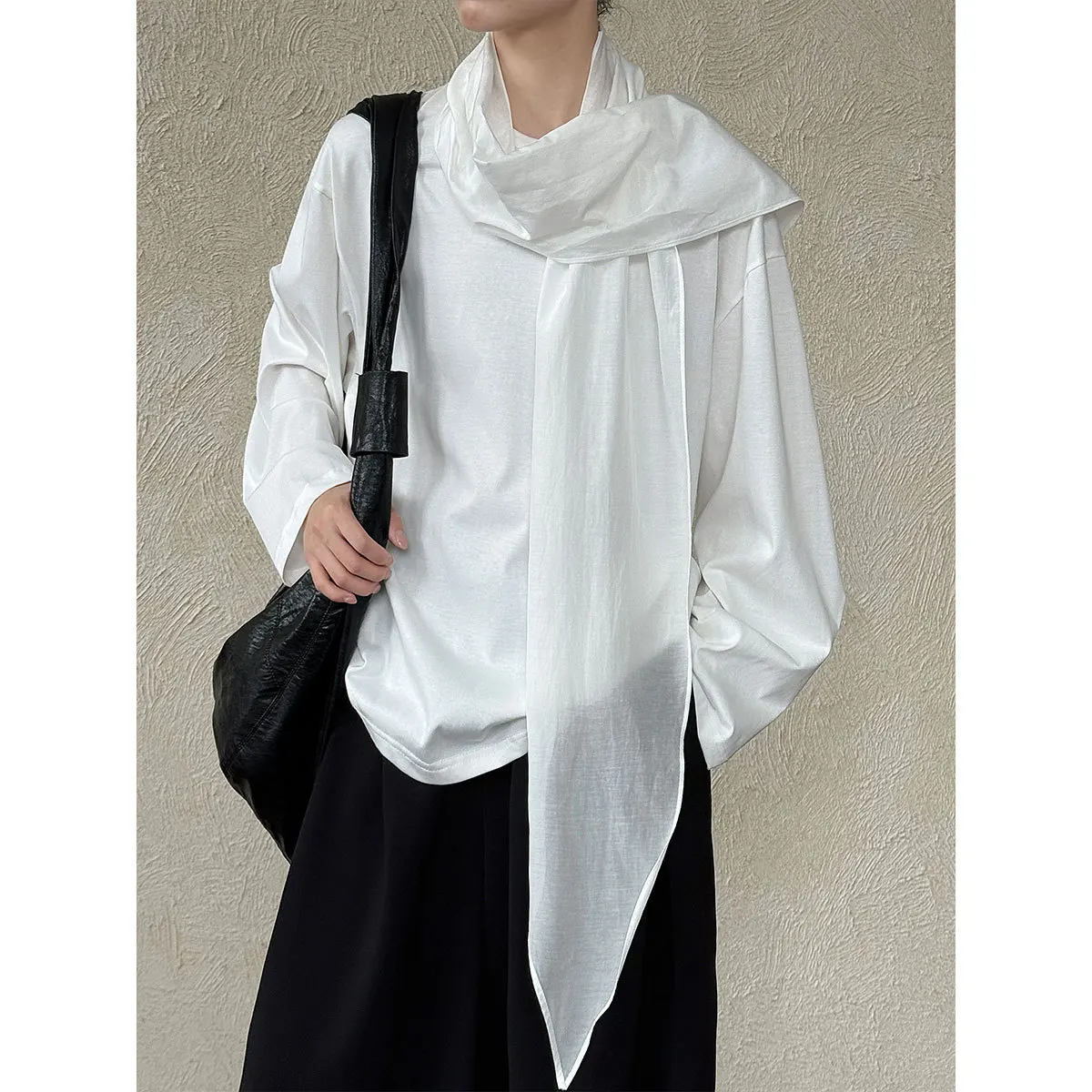 Temperament Ribbon Shirt for Women 2025 Autumn New Collection, Various Wearing Styles, Korean Loose Shirt, Small Shirt
Temperament Ribbon Shirt for Women 2025 Autumn New Collection, Various Wearing Styles, Korean Loose Shirt, Small Shirt