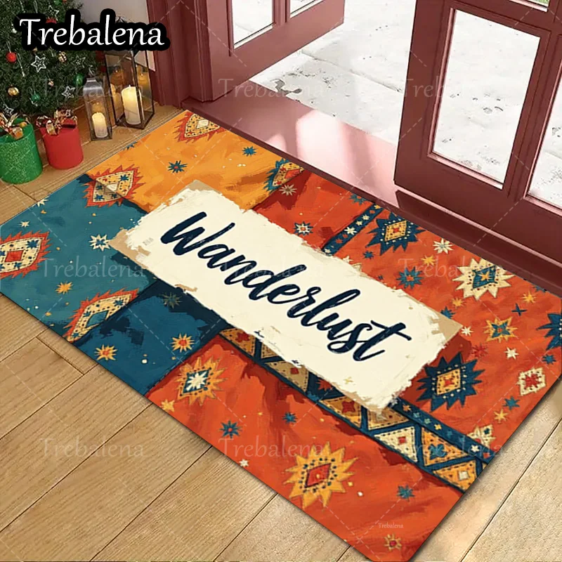 1pc Welcome Door Mat Boho Wanderlust Doormat Tribal Pattern Welcome Mat Home Decor Floor Rug
1pc Welcome Door Mat Boho Wanderlust Doormat Tribal Pattern Welcome Mat Home Decor Floor Rug