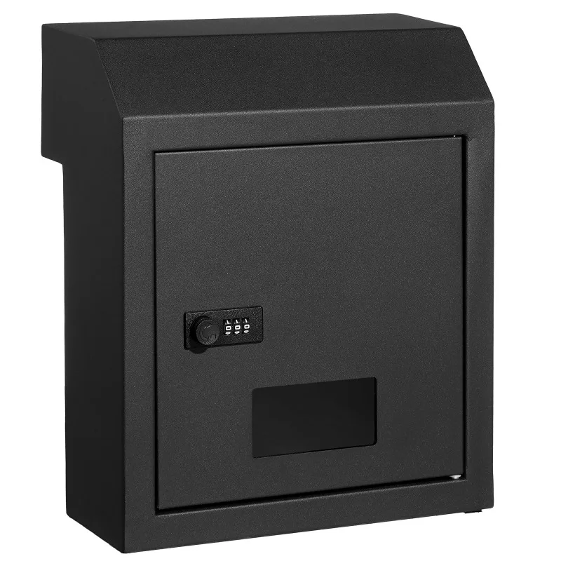Through The Door Key Drop Box Heavy Duty Steel Plate Through the Door Mailbox with 12" Combination Lock Mail Drop Box
Through The Door Key Drop Box Heavy Duty Steel Plate Through the Door Mailbox with 12" Combination Lock Mail Drop Box