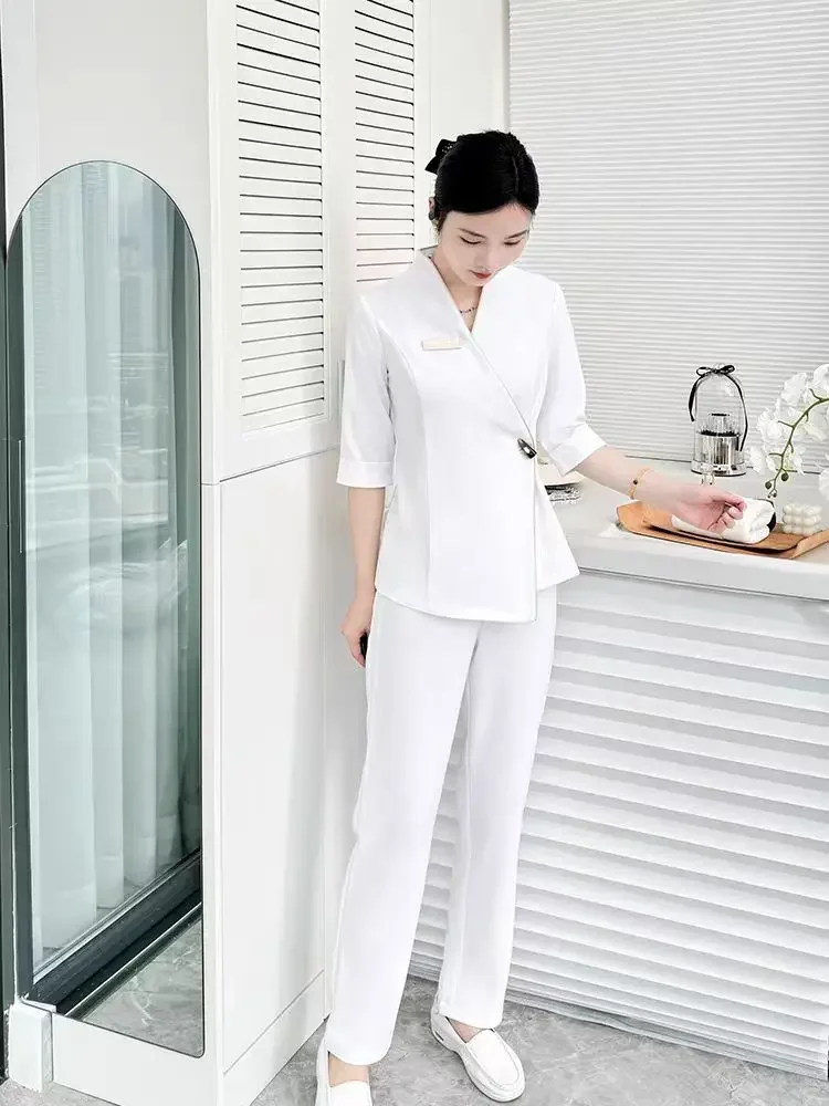 Ванна для ног, сауна, спа-клуб, массажный техник, спецодежда, весенне-летняя униформа для салона красоты, спа-униформа, рабочая одежда
Ванна для ног, сауна, спа-клуб, массажный техник, спецодежда, весенне-летняя униформа для салона красоты, спа-униформа, рабочая одежда