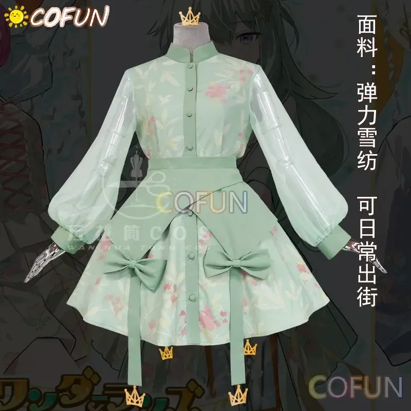 COFUN PJSK Kusanagi Nene Cosplay Costume Halloween Game Project Sekai Suit Dress Lovely Clothing Suit Women Anime Clothes
COFUN PJSK Kusanagi Nene Cosplay Costume Halloween Game Project Sekai Suit Dress Lovely Clothing Suit Women Anime Clothes