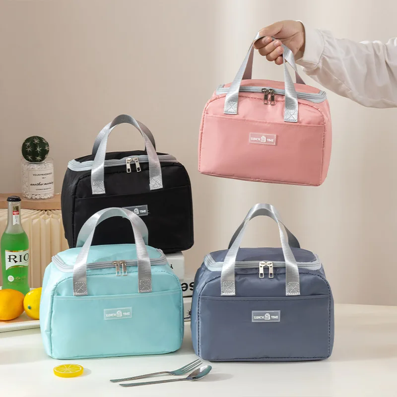 Large Capacity Student Lunch Box Bag Handbag Children's Lunch Bag Multifunctional Solid Color Simple Waterproof Insulation Bag
Large Capacity Student Lunch Box Bag Handbag Children's Lunch Bag Multifunctional Solid Color Simple Waterproof Insulation Bag