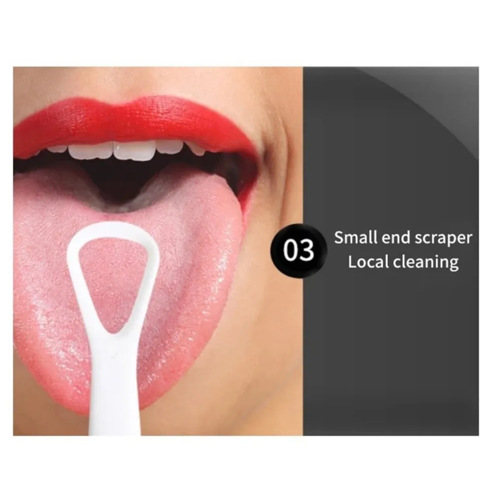 New Triple Effect Tongue Scraper Silicone Brush Tongue Scraping Brush Reusable Fresh Breath Oral Care Halitosis Clean
New Triple Effect Tongue Scraper Silicone Brush Tongue Scraping Brush Reusable Fresh Breath Oral Care Halitosis Clean
