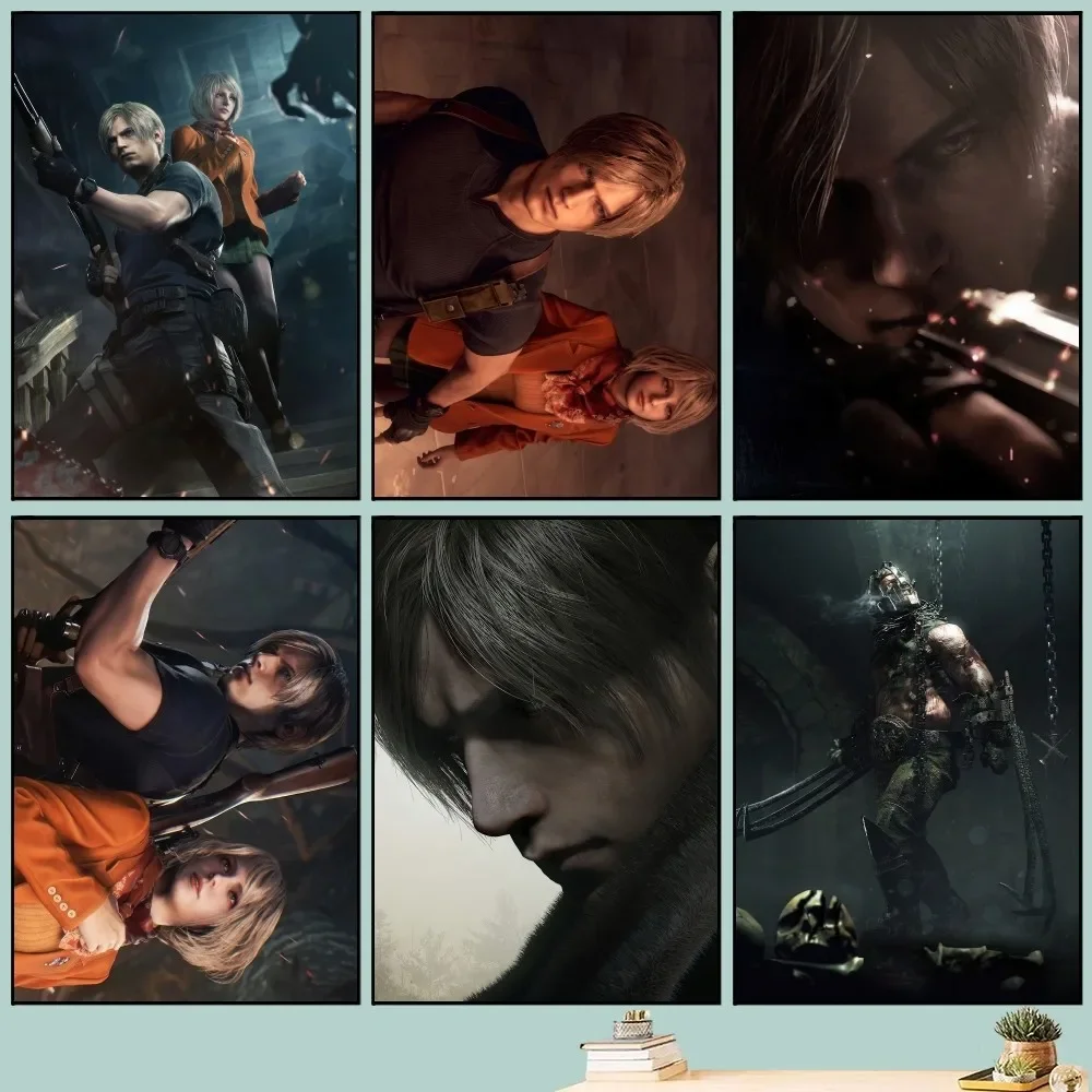 Game R-Resident Evil 4 Remake Leon Poster DIY Vintage Movie Poster Wall Art Painting Study Stickers Big Szie Wall Painting
Game R-Resident Evil 4 Remake Leon Poster DIY Vintage Movie Poster Wall Art Painting Study Stickers Big Szie Wall Painting
