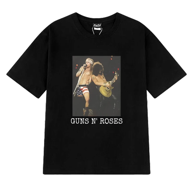 Vintage Music Band 80's Rock Guns N Roses Graphic Tee Shirt Unisex Hip Hop T shirt Men Women 100% Cotton short sleeve T-shirts
Vintage Music Band 80's Rock Guns N Roses Graphic Tee Shirt Unisex Hip Hop T shirt Men Women 100% Cotton short sleeve T-shirts