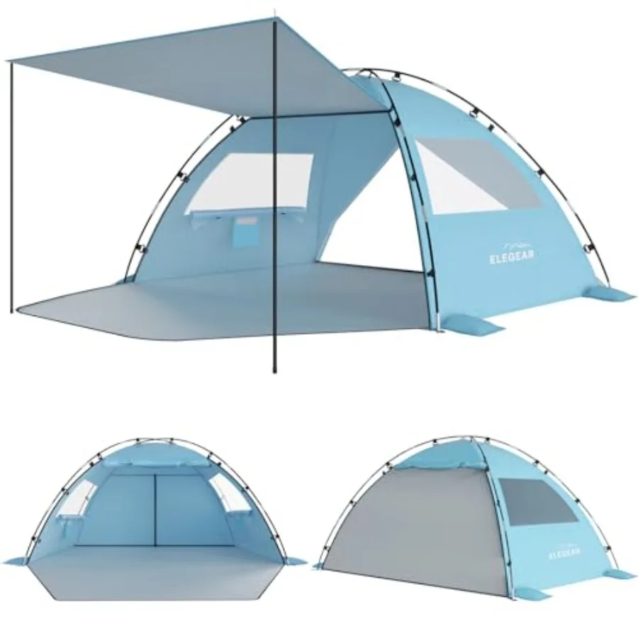 CumbreX Beach Tent Sun Shelter with Canopy for 4-5 People Pop-Up Design with Easy Setup UPF 50+ UV Protection Portable and Ligh
CumbreX Beach Tent Sun Shelter with Canopy for 4-5 People Pop-Up Design with Easy Setup UPF 50+ UV Protection Portable and Ligh