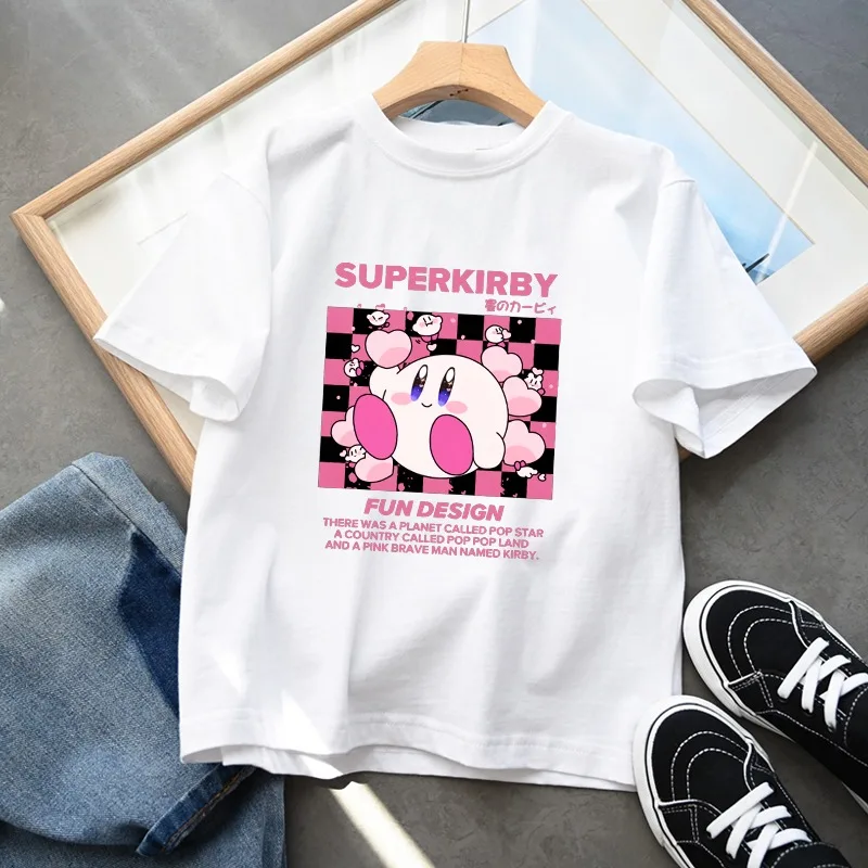 Kirbys Summer Clothes Unisex T-shirt Cute Cartoon Anime Graphic Print Short Sleeve Cool Breathable T-shirts Birthday Party Gifts
Kirbys Summer Clothes Unisex T-shirt Cute Cartoon Anime Graphic Print Short Sleeve Cool Breathable T-shirts Birthday Party Gifts