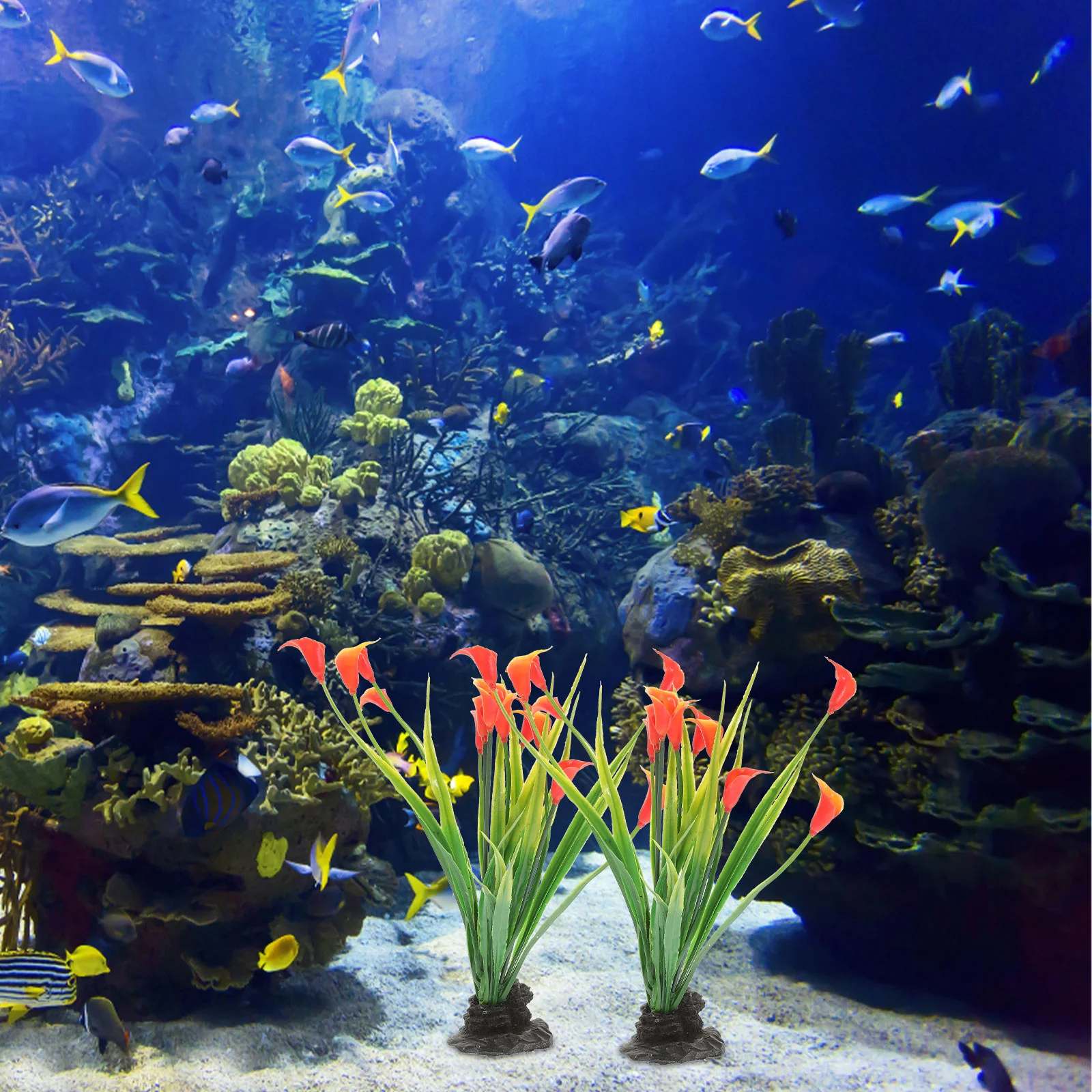 Aquarium Flower Decoration Betta Tank Accessories Landscaping Fake Plant Small Fish Decorations Water Plants for
Aquarium Flower Decoration Betta Tank Accessories Landscaping Fake Plant Small Fish Decorations Water Plants for