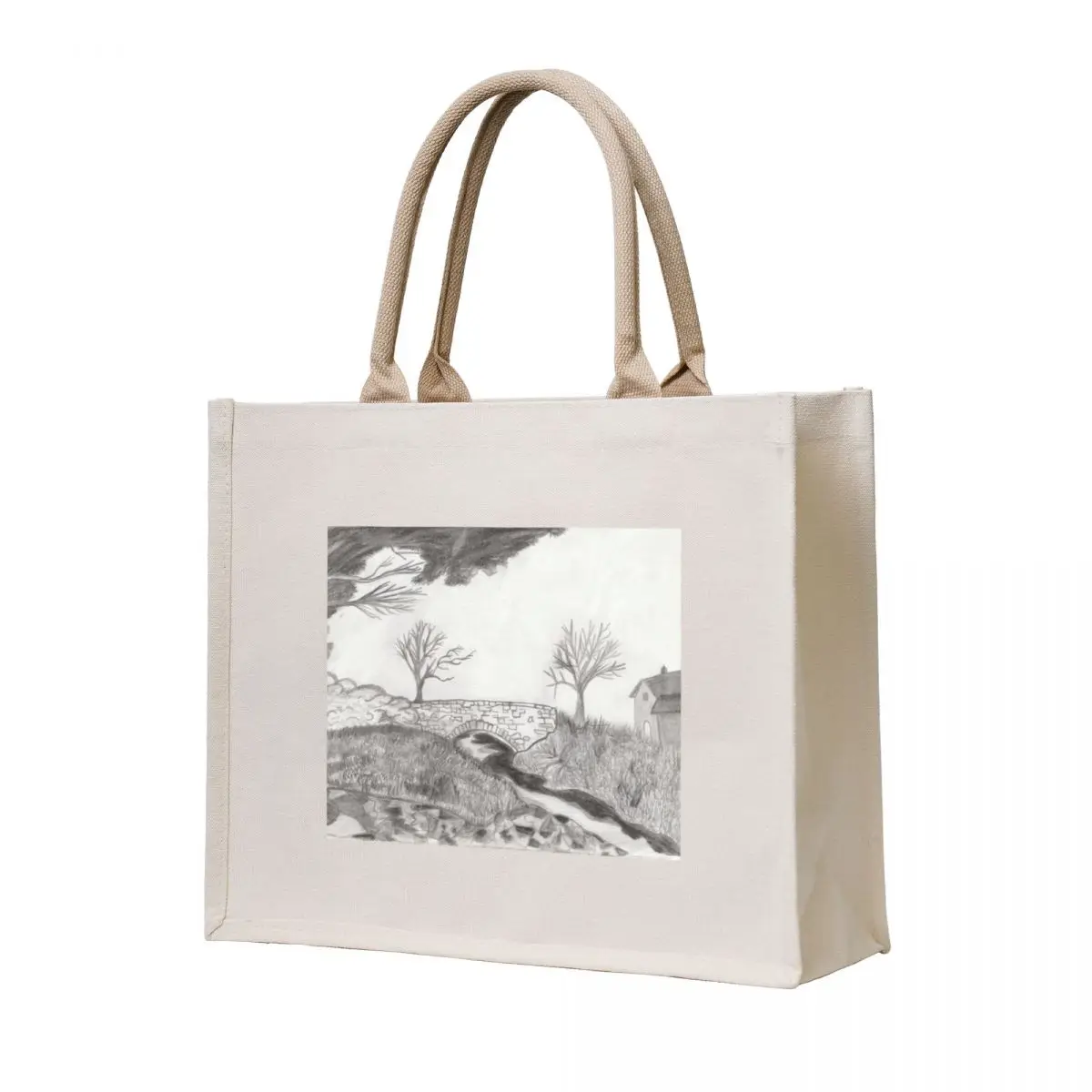 bridge in the middle of the countryside Tote Bag custom canvas bag Women's handbag supermarket folding bag Canvas for women
bridge in the middle of the countryside Tote Bag custom canvas bag Women's handbag supermarket folding bag Canvas for women