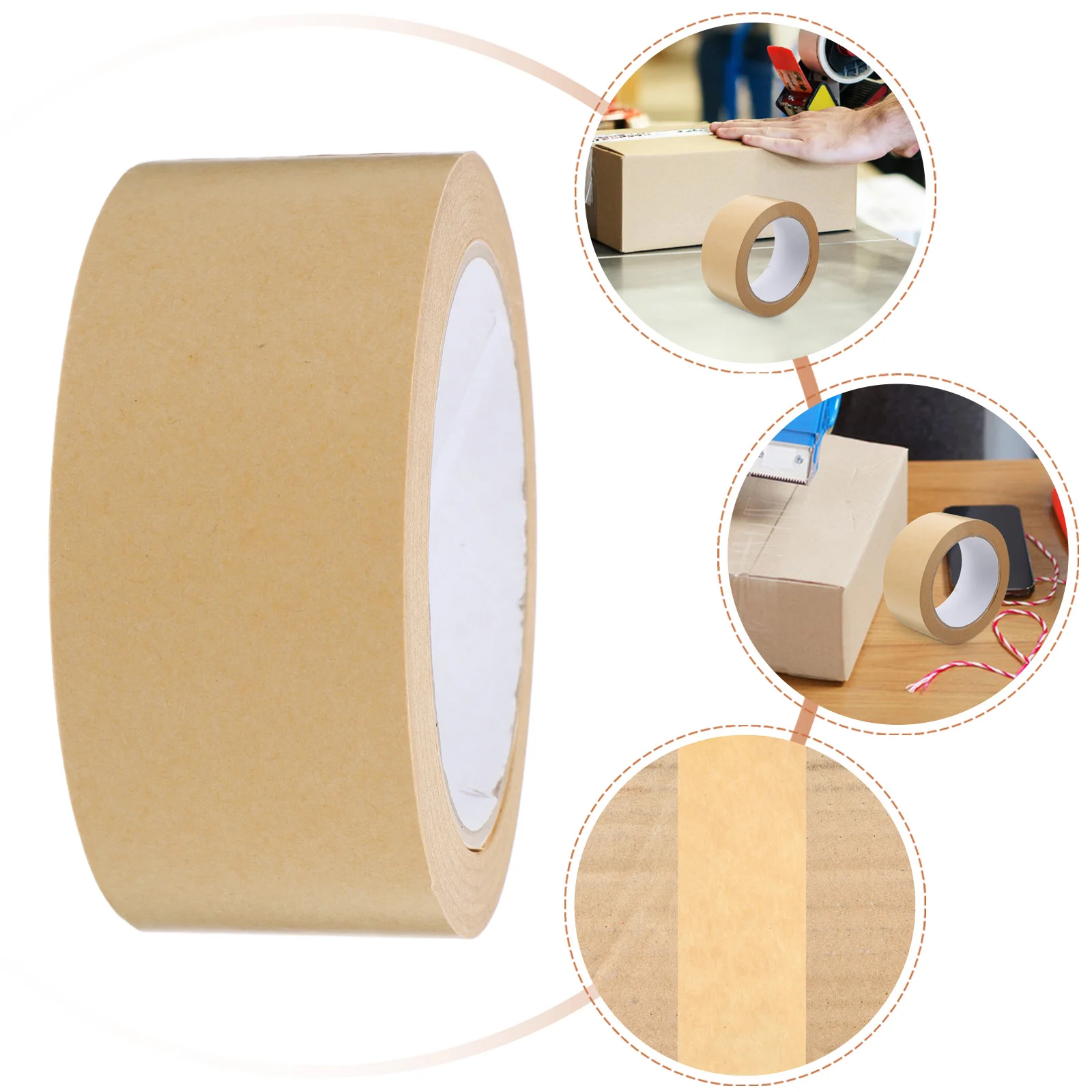 45MMx25M Kraft Tape Clear Sealing Packing Print Tearable Reinforced Carton Bonding Splicing Patching
45MMx25M Kraft Tape Clear Sealing Packing Print Tearable Reinforced Carton Bonding Splicing Patching