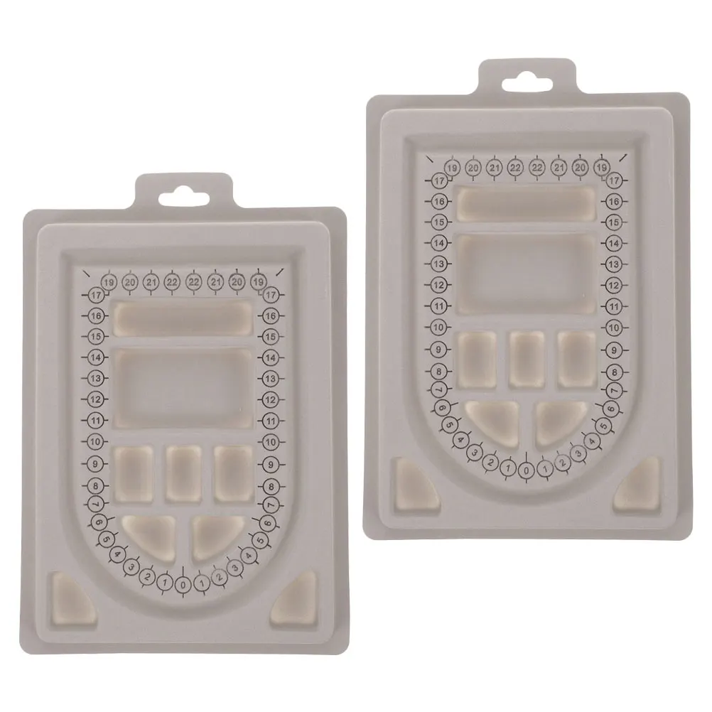 2pcs Flocked Making Tool Measurement Necklace Bracelet Tray For Diy Crafts Lightweight Portable Surface Protection Space-Saving
2pcs Flocked Making Tool Measurement Necklace Bracelet Tray For Diy Crafts Lightweight Portable Surface Protection Space-Saving