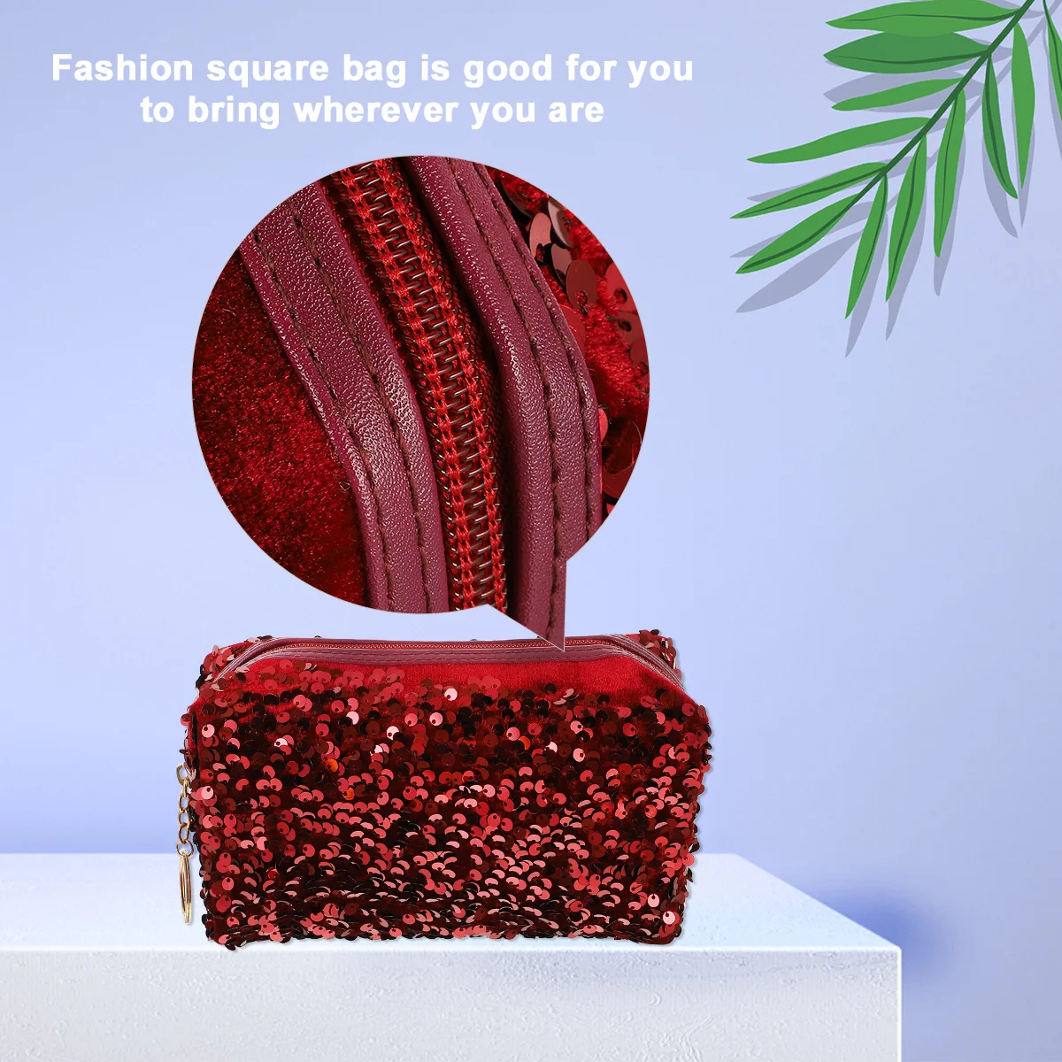 1pc Sequin Bag Fashion Storage For Makeup Toiletry Small Square Women Gift Lightweight Large Capacity Portable
1pc Sequin Bag Fashion Storage For Makeup Toiletry Small Square Women Gift Lightweight Large Capacity Portable